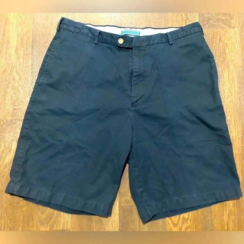 Peter Millar Navy Blue flat front chino short men’s size Size 36